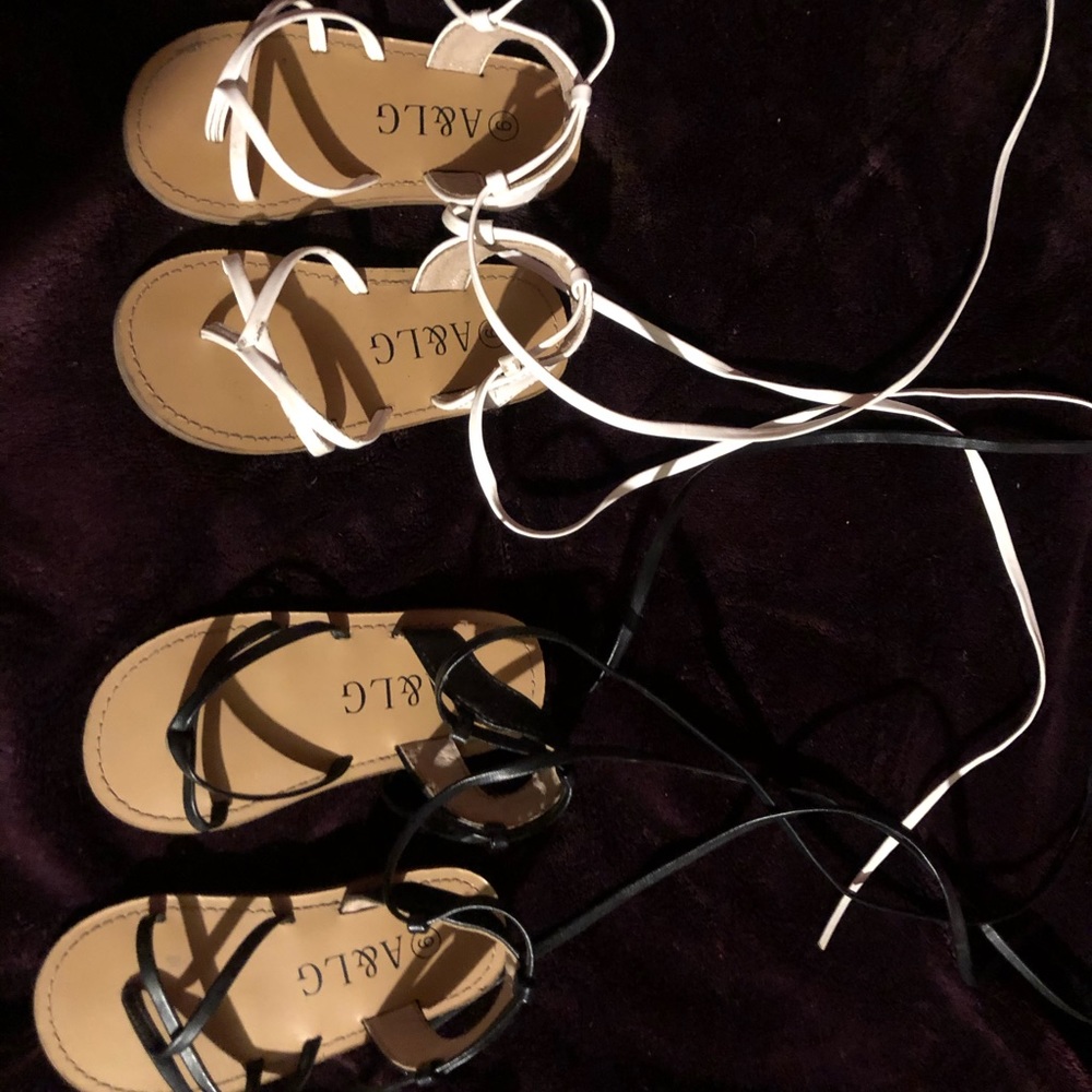 Toddler lace up sandals